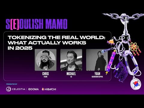 Tokenizing the real world: what actually works in 2025 | S(e)oulish Mammoth