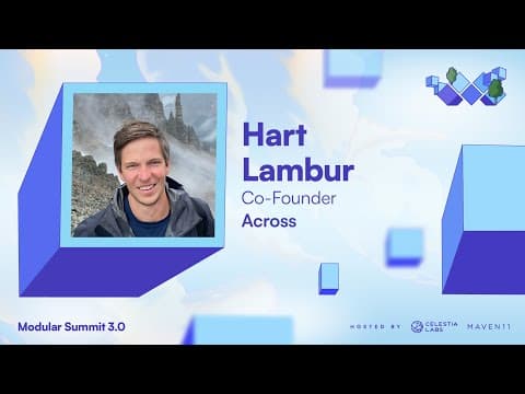 Solving Interoperability with Cross-Chain Intents - Hart Lambur