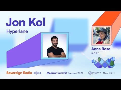 Jon Kol of Hyperlane (Sovereign Radio)