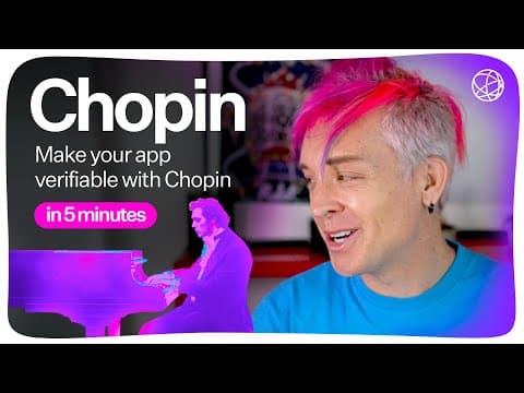 Make your app verifiable with Chopin in 5 minutes