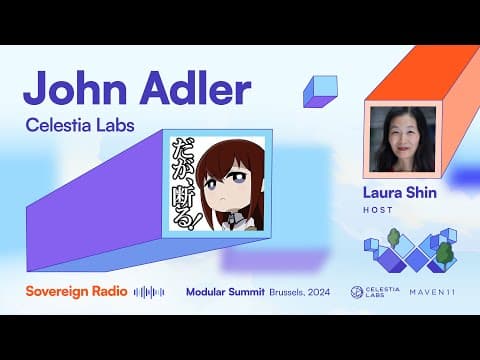 John Adler of Celestia Labs (Sovereign Radio)