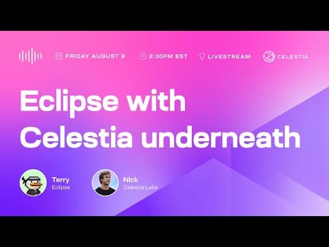 Eclipse with Celestia underneath