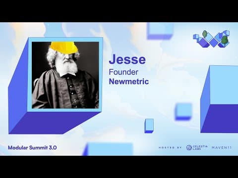 10 Minute Interwoven Rollup with Initia and NewMetric - Jesse