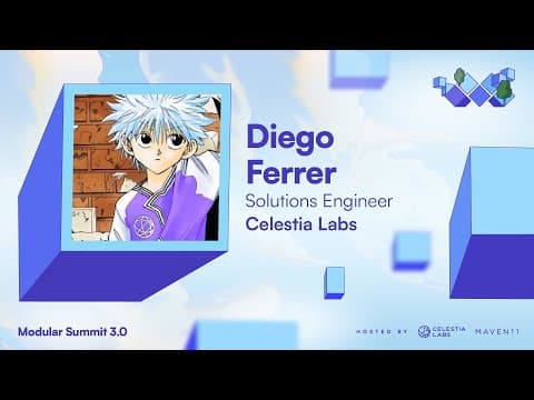 Celestia Workshop: Arbitrum Rollups on Celestia - Diego Ferrer