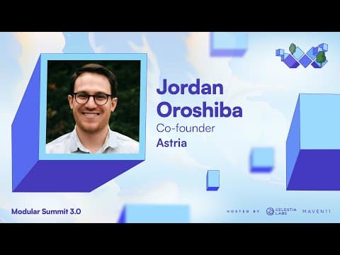 Building with the Astria Stack - Jordan Oroshiba