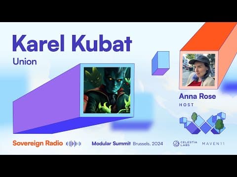 Karel Kubat of Union (Sovereign Radio)