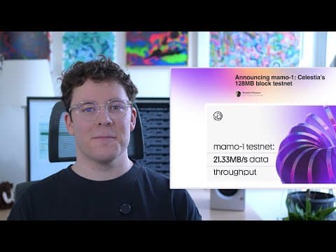 Mammoth testnet (mamo-1): 21.33MB/s throughput with 128MB blocks