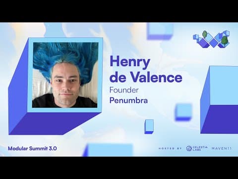 Penumbra whiteboard session - Henry de Valence