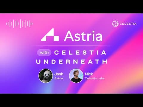 Astria with Celestia underneath