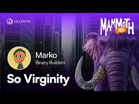 So Virginity (Marko - Binary Builders)