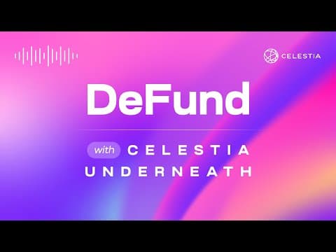 DeFund with Celestia underneath