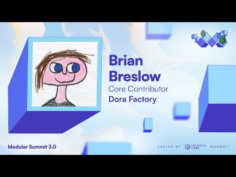 Native MACI-enabled Quadratic Funding for Celestia - Brian Breslow