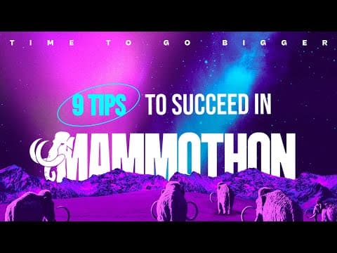 9 tips to succeed in Mammothon