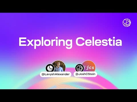 Exploring Celestia with Celenium (Buildstream #2)